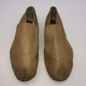 Bloch Tan Leather Modern/Jazz Dance Shoes with 3/8" Heels